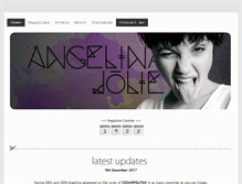 Tablet Screenshot of angelinajoliemagazines.com